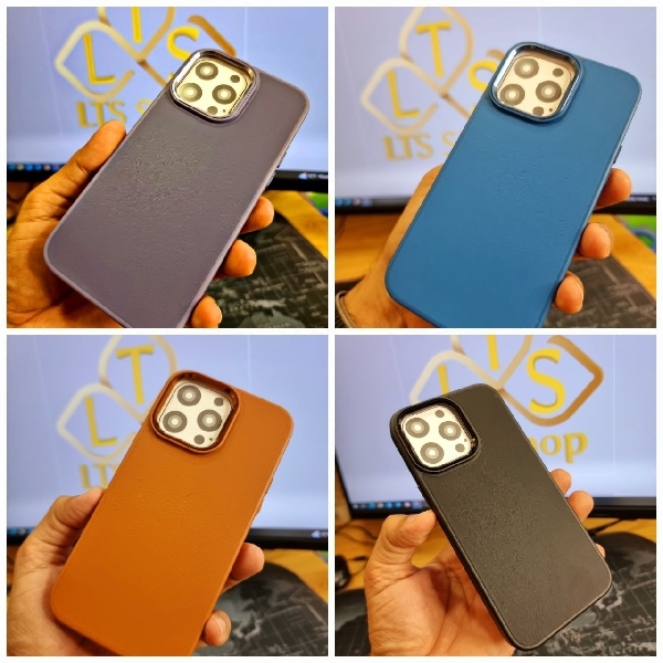 សំបក Case Iphone 14 pro max ស្បែករលោងខាងក្នុងសាច់កាំញី