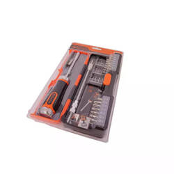 TACTIX 205253 Ratchet Driver & Bits Set 43PCS