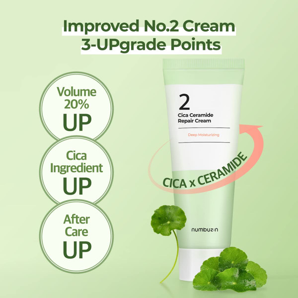 numbuz:n No.2 Cica Ceramide Repair Cream 60ml