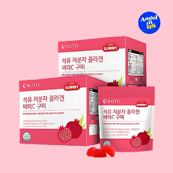 BOTO Pomegranate Small Molecule Collagen Vita Gummy 90g x 6packs