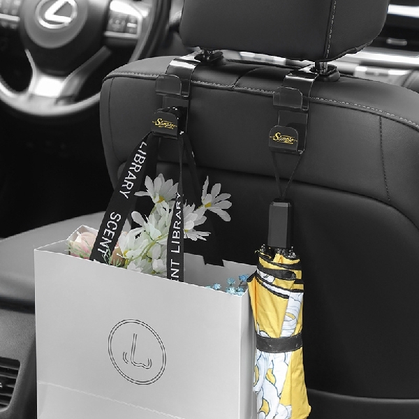 2PCS Car Seat Headrest Hook