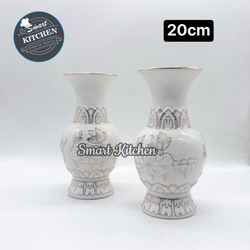 White Flower Vase 058 20cm 1PC