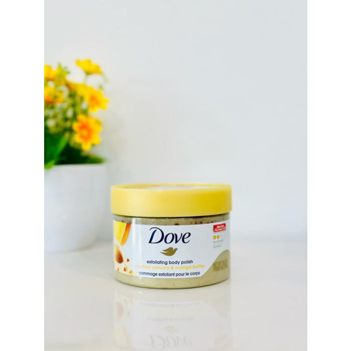 Dove Body Exfoliating Body Polish Crushed almond & Mango butter 298g