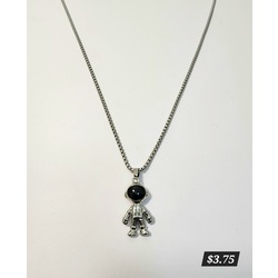 Alien Astronaut Pendant Necklace