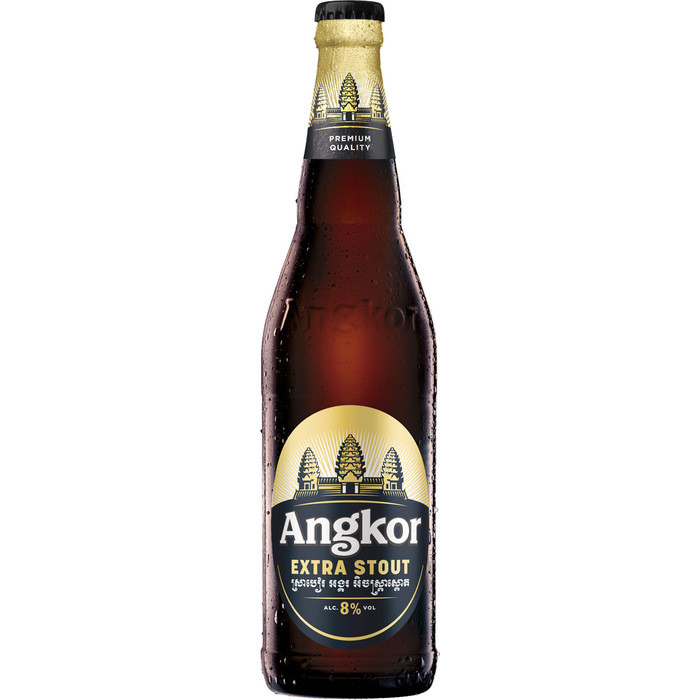 Angkor Extra Stout Quart 330ml - 24 Bottles 