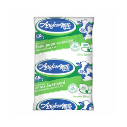 Angkor Milk UHT Milk Sweetened 220ml - 1PC