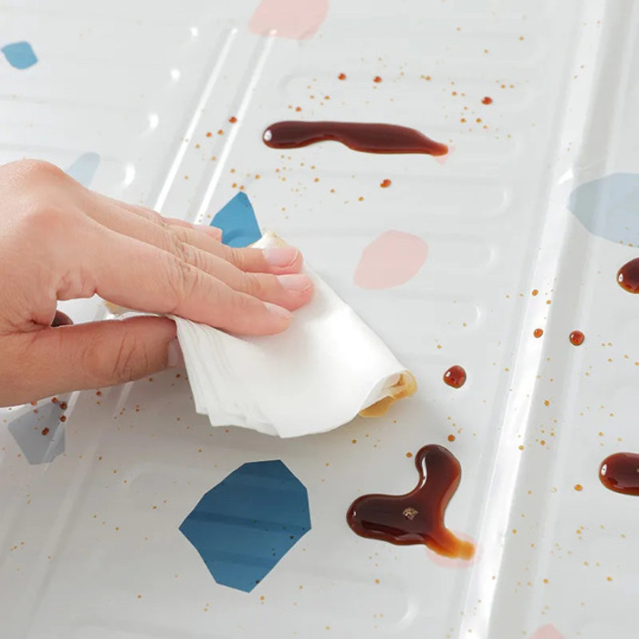 Folding Aluminum Foil Oil Baffle 