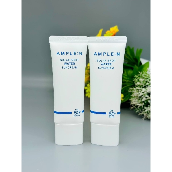 2PCS - AMPLE:N Sloar shot Water Suncream SPF50+ PA++++