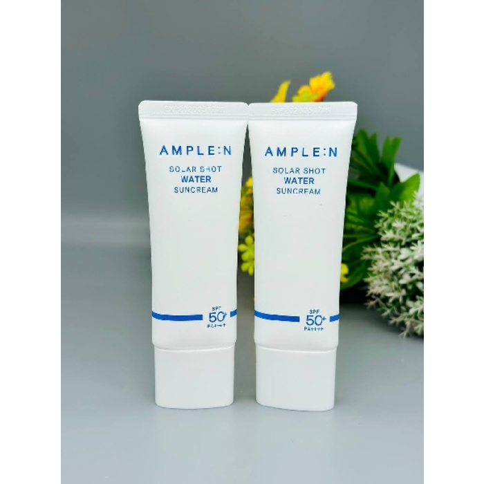 2PCS - AMPLE:N Sloar shot Water Suncream SPF50+ PA++++