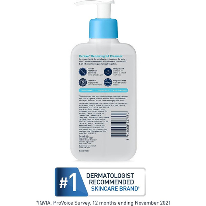 Cerave Renewing SA Cleanser (ហ្វូមលាងមុខ) - 237ml