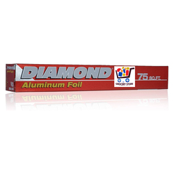 Diamond Aluminum Foil 75 SQ.FT (22.8m x 30.4cm)