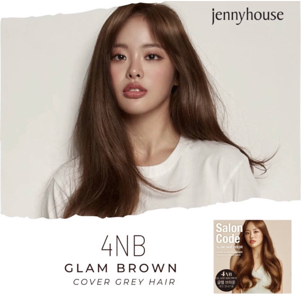 [ JennyHouse Salon Code Glam Hair Color] #4NB Glam Brown 