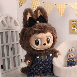 58cm Labubu Clothes Zimomo Doll Clothes Large Size Labubu Clothes Small Chanel Style Doll Clothes Toy Clothes