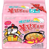 មី Samyang Buldak រសជាតិហឹរ សាច់មាន់ និងកាបូណារ៉ា 
