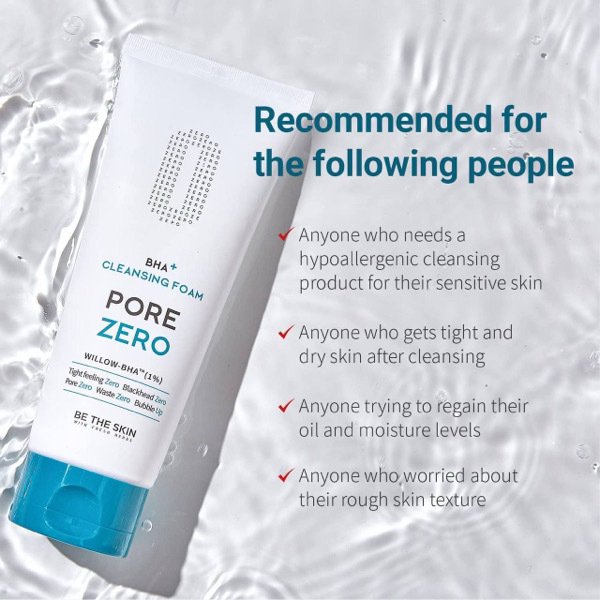 [ Be the Skin ] BHA+ Pore Zero Cleansing Foam