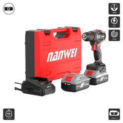 ម៉ូទ័រស្វានប្រើថ្ម 13 លី (D5216) Cordless Electric Drill 13MM 70NM 2AH 