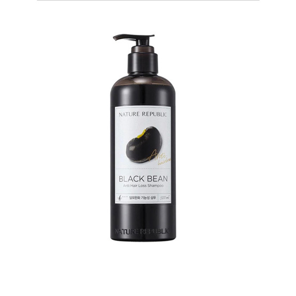 Nature Republic Black Bean Anti Hair Loss Shampoo (សាប៊ូបណ្ដុះសក់នឹងការពារសក់ជ្រុះ)) - 520ml