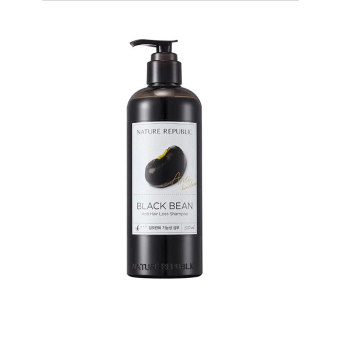 Nature Republic Black Bean Anti Hair Loss Shampoo (សាប៊ូបណ្ដុះសក់នឹងការពារសក់ជ្រុះ)) - 520ml