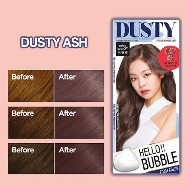 ថ្នាំកក់ប្តូរពណ៌ ​MISE EN SCENE Hello Bubble Dusty 