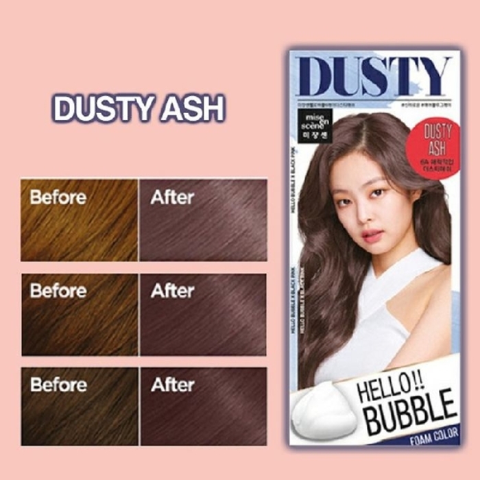 ថ្នាំកក់ប្តូរពណ៌ ​MISE EN SCENE Hello Bubble Dusty 