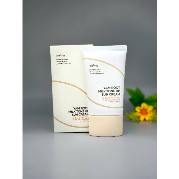ISNTREE Yam Root Milk Tone Up Sun Cream SPF50+ PA++++