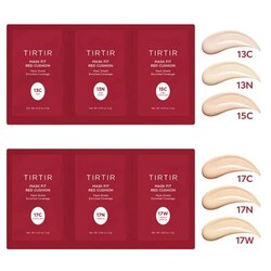 TIRTIR Mask Fit Red Cushion 6 Shade Trial Kit [Light 13C-17W]