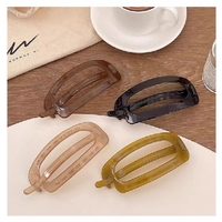 Hair Clip/ដង្គៀបសក់- Brown color