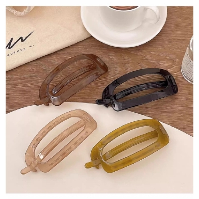 Hair Clip/ដង្គៀបសក់- Brown color