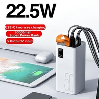 PowerBank 50,000mAh 22.5W 30$ ថែមឆ្នាំងសាក45W ១ឈុត