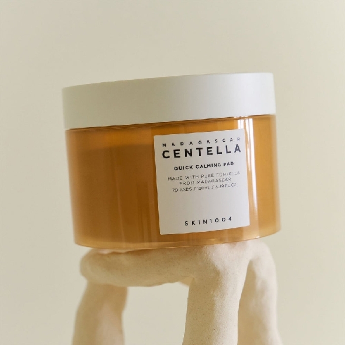 Skin 1004 Madagascar Centella Quick Calming Pad/សំឡីជូតមុខ