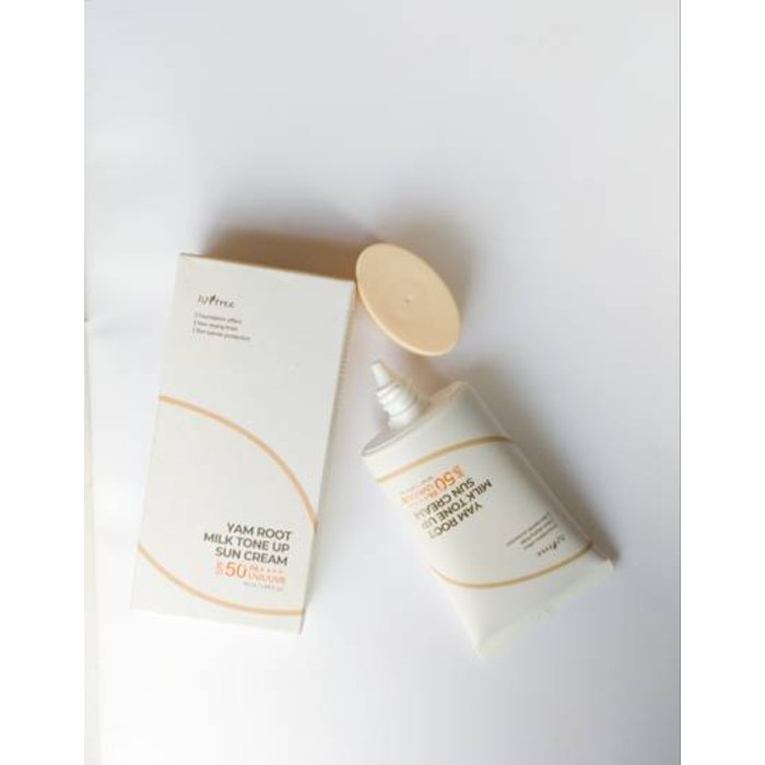 ISNTREE Yam Root Milk Tone Up Sun Cream SPF50+ PA++++