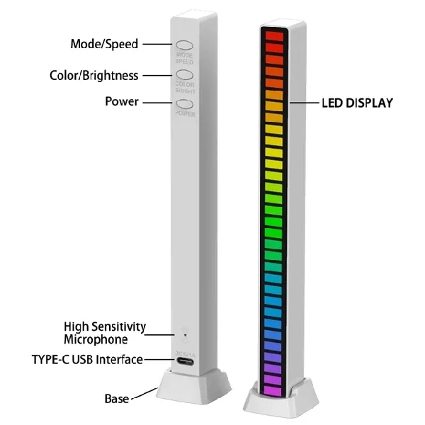 ភ្លើង LED ញាក់តាមបទភ្លេង