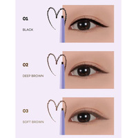 Peach c slim waterproof fixxyliner 01 black 