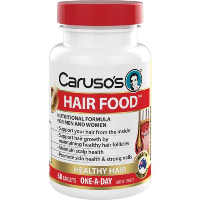 Caruso’s HAIR FOOD 60 TABLETS.