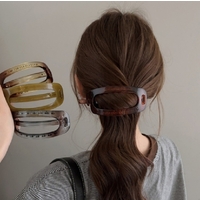 Hair Clip/ដង្គៀបសក់- Brown color