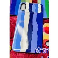 iPhone XS Max 2 Layers Rainbow Case
