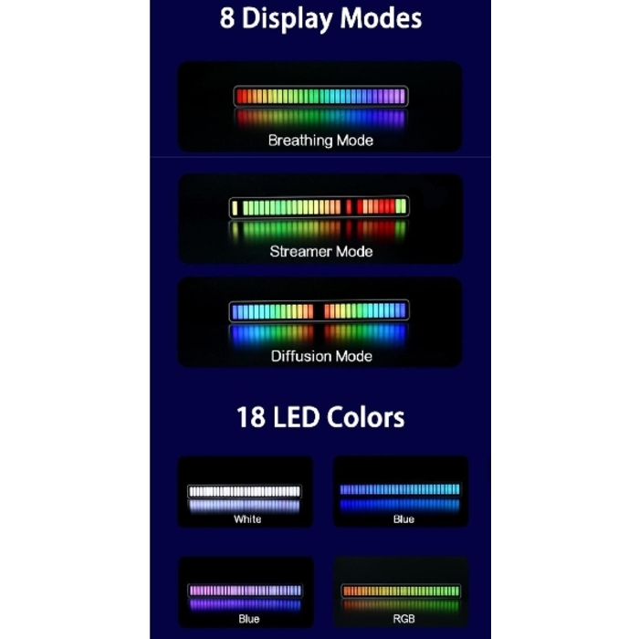 ភ្លើង LED ញាក់តាមបទភ្លេង