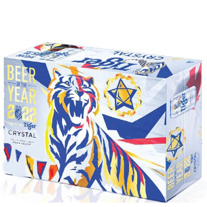 Tiger Crystal Beer Can - 1 Case 