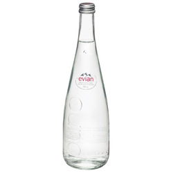 Evian Glass Natural Mineral Water-750ml