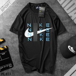 Men Short Sleeve T-Shirt - Black 