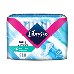 សំឡីអនាម័យ Libresse ស្តើងបំផុត 16បន្ទះ