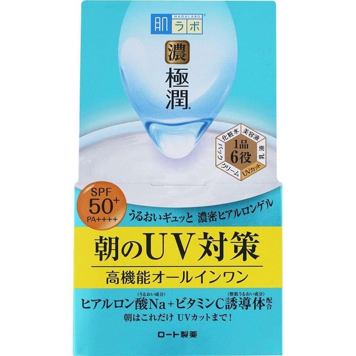 rohto hada labo koi gokujyun uv white gel spf50