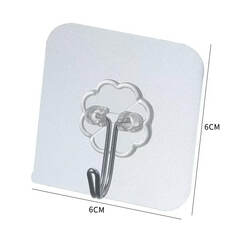 Wall-Mounted Hook, No-Drill Wall Hanger, Adhesive Suction Cup