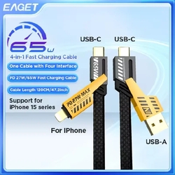 ខ្សែសាកលឿន 4 in 1 Iphone & Android