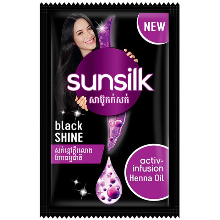 Sunsilk Black Shine 6ml - 60 Packets 