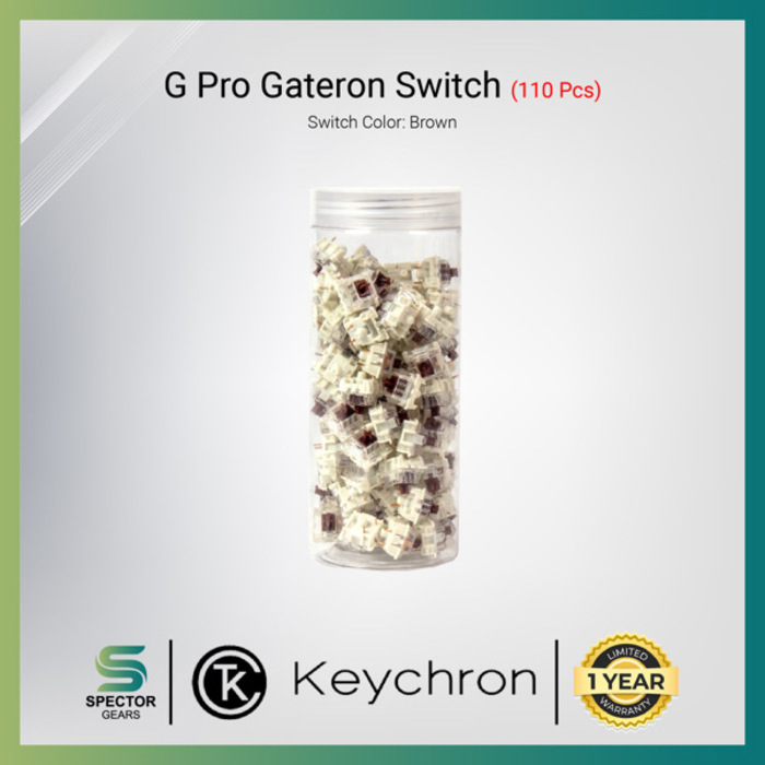 Gateron G Pro Mechanical Switch Set (110PCS)