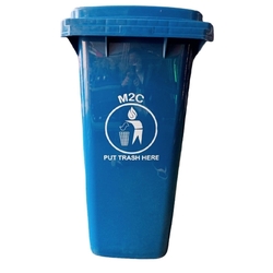120L MC2 Trash Bin - Blue