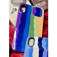 iPhone XS Max 2 Layers Rainbow Case