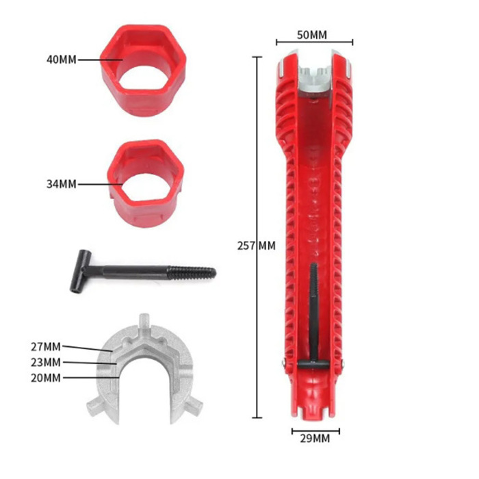 8in1 Faucet And Sink Installer Wrench 