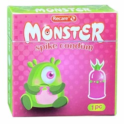 Recare Monster Pink Condom ស្រោមអនាម័យ បន្លា ផ្កាឈូក (1pc)